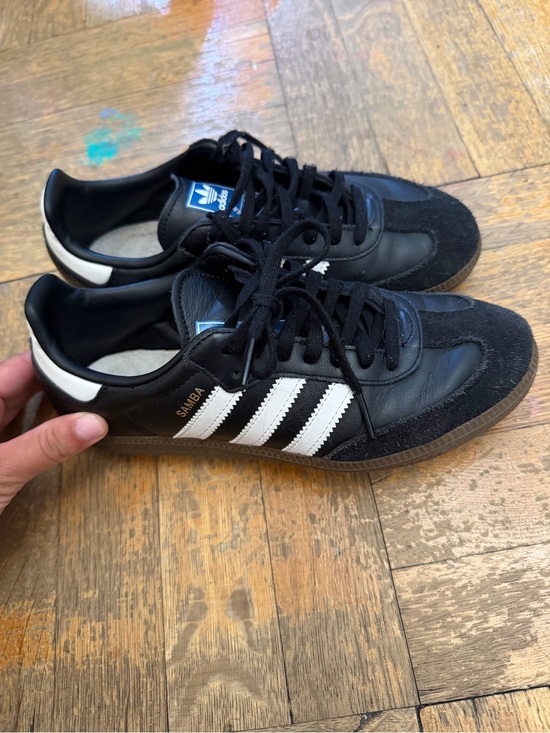 adidas Shoes - adidas Samba Black and White Leather Sneakers